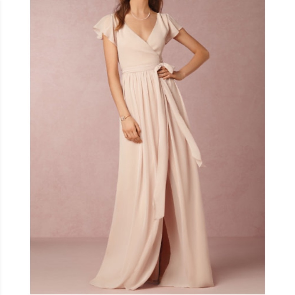 BHLDN Joanna August Zola Dress (wrap dress) BLUSH
